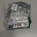 Hybrid Lead-in Air Hose 3/8 In. x 3 ft, Lightweight, Flexible, Durable Air Compressor Hose with Aluminum Universal Quick Coupler and Industrial Plug, Gray