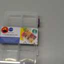 AQSXO 2 Pcs Snack Boxes 8 Compartments Snack Containers Reusable Meal Prep Lunch Containers., Transparent