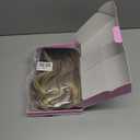 AISI HAIR Beginner Friendly Wigs Ombre Blonde Wig for Women Medium Length Wave Curly Glueless Synthetic Heat Resistant Hair Wigs for Daily Party Cosplay (18 Inch)