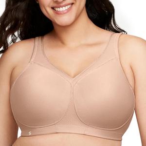 Glamorise Women's Plus Size MagicLift Seamless Sports Bra Wirefree 1006
 (48DD)