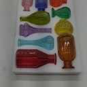 Eleganttime Bud Vases for Flowers,Glass Colored Bud Vase in Bulk Set of 10,Small Vintage Vase Bottle for Wedding Decorations,Garden and Home Decor,Centerpieces,Colorful Mexican Dcor