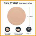 35Pack Libre 3 Sensor Covers Waterproof Libre 3 Plus Sensor CGM Adhesive Patches Skin Friendly Hypoallergenic & Latex-Free Overpatch Tape, One-Hand Easy Peel Tab, Beige