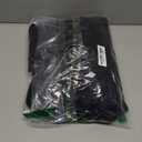 Lrady Women Ruffle High Low Asymmetrical Long Sleeve Peplum Tops Blouse Shirt Dress (Large, 2# Black ( Crew Neck ))