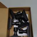 Homemory 6 Pcs Window Candles with Sensor Dusk to Dawn, Ivory Electric Window Candle Flickering, Christmas Fake Candles Battery Operated, Led Candlesticks with Black Holders for Xmas Holiday Decor