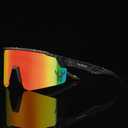 Polarized Cycling Sunglasses for Adult and Youth Men Women Unisex UV Protection Eyewear Goggles for Baseball Outdoor (La6)