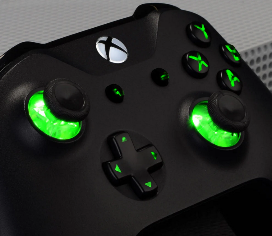 ExtremeRate Multi-Colors Luminated DPad Thumbstick