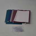 Blue Summit Supplies 25 Jewel Tone Hanging File Folders Letter Size with Tabs, Reinforced Hanging File Folders Jewel Tone, Includes Plastic Tabs and Inserts
