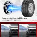 Richeer 1.25 inch 5x4.5 to 5x5 Hubcentric Wheel Adapters for JK Wheels on TJ YJ KK SJ XJ MJ, 4PCS 5x114.3 to 5x127 Wheel Adapters 71.5mm Hub Bore 1/2 Thread Pitch