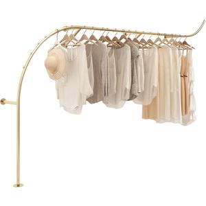 HIYOUGO Heavy Duty Clothing Rack for Boutiques - 200 lbs Capacity Metal Wall Mounted Display - Creative S Shape Design for Shirts and Garments - Ideal for Retail Stores and Commercial Use HIYOUGO Heavy Duty Clothing Rack for Boutiques - 200 lbs Capacity Metal Wall Mounted Display - Creative S Shape Design for Shirts and Garments - Ideal for Retail Stores and Commercial Use
