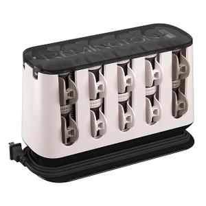 Remington Shine Therapy Argan Oil & Keratin Treated Hot Rollers Set, Professional Hair Curlers for Setting All Hair Lengths from Short and Medium to Long