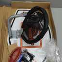 Trampoline Basketball Hoop with Mini Basketball Easy to Install Basketball Hoop for Trampoline Fit for Straight Pole and Curved Pole