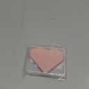 Personalized Leather Heart Bookmark, 26 Letters Customized Corner Book Mark for Reading Women, Book Marker with InitialsCute Gifts (Red+Light Pink, F)