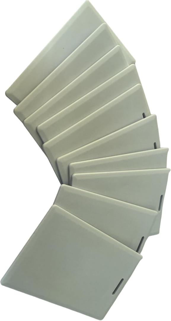 125khz RFID T5577 Thick Smart Card Writable Rewritable Proximity Clamshell Card for Access Control Systems (Pack of 10)