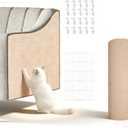 Cat Scratch Couch Furniture Protector-118 x15.8 cat Scratch Mat for Couch Furniture and Wall Protector,Trimmable Self-Adhesive DIY Climbing Cats Scratcher Couch ProtectorKhaki