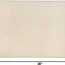 PURE ERA Carpet Stair Tread Landing Mat Tape Free Self Adhesive Non Slip Skid Resistant Indoor Doormat Area Rug Floor Mat for Kitchen Bathroom Workstations Washable 2' X 3' (Light Beige)