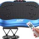 AXV Vibration Plate Fitness Platform Exercise Machine Vibrating Shaking Workout Full Body Shaker Vibrate Stand Shake Board Sport Gym Pad for Weight Loss Fat Burner for Women Men