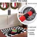 Room Decoration Doormat,3D Illusion Floor Mat Non-Slip Door Mats (Black, 50x80 CM)