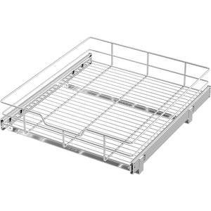 Pull Out Cabinet Organizer 20" W X 22" D, Slide Out Drawers For Kitchen Organizers and Storage, Pull Out Drawers For Cabinets Capacity Heavy Duty Caddy, Cabinet Shelves Chrome-Plated, Bathroom Pantry