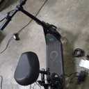 C1 Electric Scooter with Seat for Adults, 450W Motor, 20-Mile Range, 16 MPH, Foldable Commuter E-Scooter with Basket for Grocery, Pets, and Daily Commute Classic Black