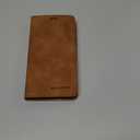 QLTYPRI for iPhone 11 Pro Case, Premium PU Leather Cover TPU Bumper with Card Holder Kickstand Hidden Magnetic Adsorption Shockproof Flip Wallet Case for iPhone 11 Pro (5.8 inch) 2019 - Brown