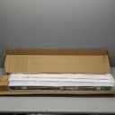 US Window And Floor 2" Faux Wood 35" W x 60" H, Inside Mount Cordless Blinds, 35 x 60, White (Fit a window 35.5" wide)
