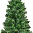 Goplus 3ft Tabletop Mini Christmas Tree, Artificial Small Christmas Tree with 96 PVC Branch Tips, Cloth Bag Base, Green Spruce Xmas Tree for Home, Office Decoration, No Assembly Required