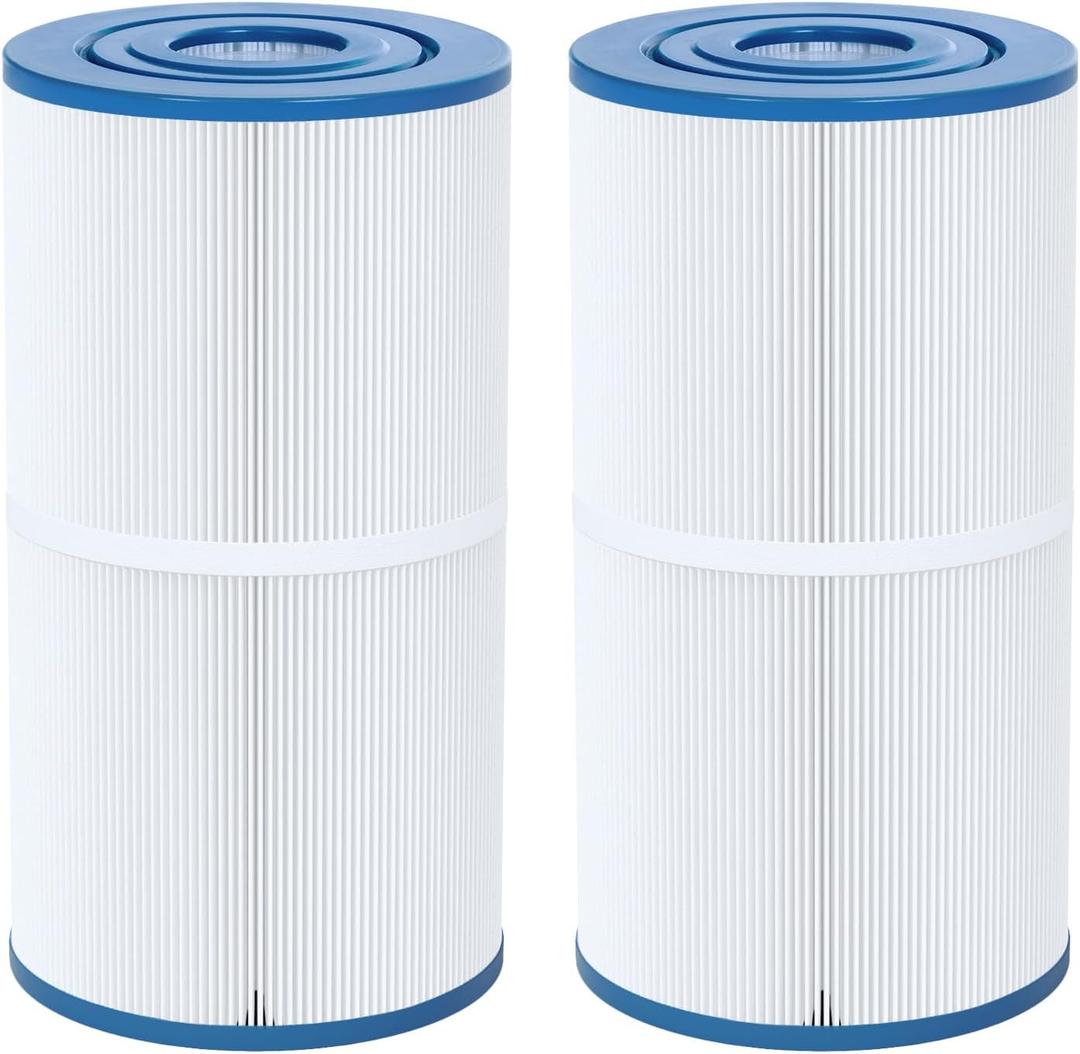 Future Way PWK30 Hot Tub Filters Replacement for Watkins 31489, Unicel C-6430, Filbur FC-3915, Pleatco PWK30 Hot Springs Spa Filters, 30 sq. ft, 2 Pack