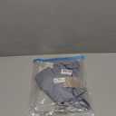 Women's Plus Size Zip Front Sleeve Shirts V Neck Blouses Tunic Top, L, Color Blue