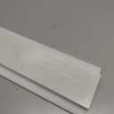 Reallnaive 1 Pcs 22" x 4" Marble Vanity Sidesplash Bathroom Vanity Backsplash Engineered Stone Side Splash for Bathroom Sink Home Decoration (Carrara White), about 22 x 4 inches