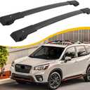 Cross Bars Roof Rack Fit for 2014-2024 Subaru Forester / 2013-2026 XV Crosstrek / 2012-2019 Impreza / 2022-2025 Outback Wilderness Cargo Carrier with Raised Side Rails