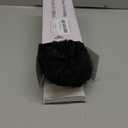 Neelvin Set of 2 Faux Fur Throw Pillow Covers 16x16 Inch Black Cozy Soft Solid Decorative Pillowcases Thick Plush Sheepskin Cushion Case for Chair and Couch Sofa Bedroom