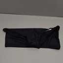 Micosuza Women's Swim Bottom High Waist Retro Basic Full Coverage Bikini Tankini Swimsuit Briefs (12, Black)