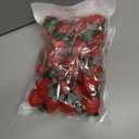 2 x Lusofie 30 Pcs Fake Strawberries Plastic Fake Strawberry 2.36 in Faux Artificial Strawberries for Decor Kitchen Party Decoration Realistic Faux for Photo Prop Home Wedding Photography Decoration