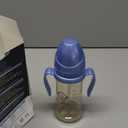 GROSMIMI Spill Proof no Spill Magic Sippy Cup with Straw with Handle for Baby and Toddlers, Customizable, PPSU, BPA Free 10 oz (Sky blue)