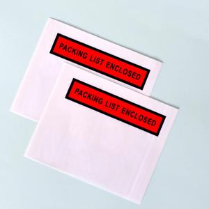 1000pcs 4.5x5.5 Packing List Envelopes Self-seal Packing Slip Envelope Pouches Shipping Label Sleeves Top Loading Packing List Enclosed Bags.