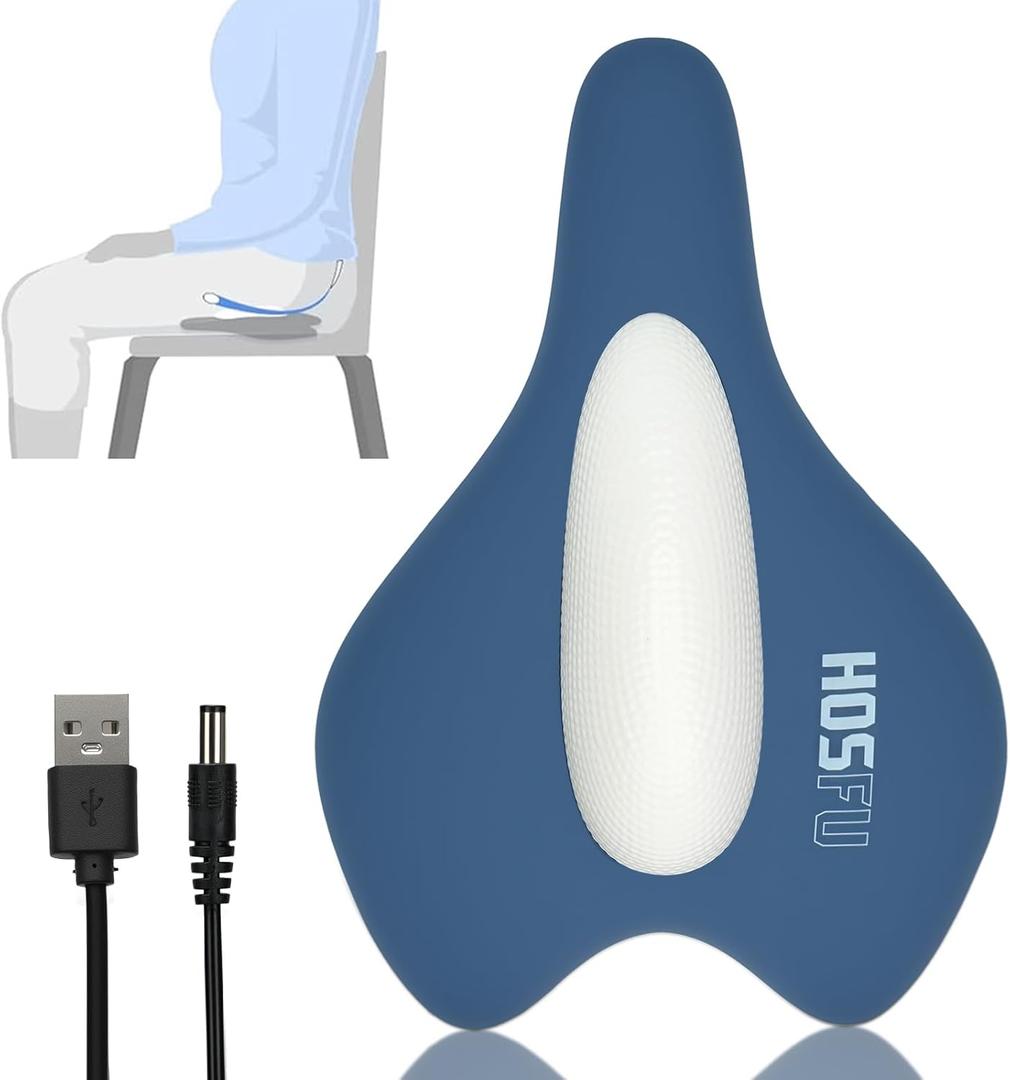 Kegel Exerciser for Men, Sit-On-Top Kegel Exerciser,Used for Bladder Support Tightening and strengthening Muscle Control Training, Endurance Muscle Recovery, and Kegel Relaxation TrainingBlue
