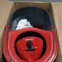 O-Cedar EasyWring Microfiber Spin Mop, Bucket Floor Cleaning System, Red, Gray, Standard