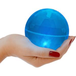 Blinkee 4 Inch LED Super Bounce Ball Blue, Plastic