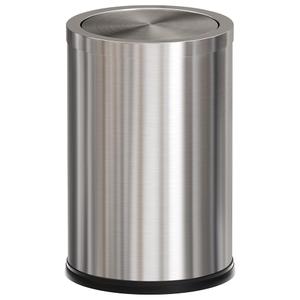 Stainless Steel Trash Can,Bathroom Trash Can with lid，Small Trash Can with Flipping Lid, 2.4gallon,Garbage Cans for Kitchen，Living Room.