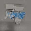 50 PCS Edible Snowflake Cupcake Toppers Wafer Paper Snowflake Cake Decorations Edible Snowflake Cupcake Picks Topper for Christmas Winter Frozen Theme Baby Shower Birthday Party Decor Supplies (Design 1)