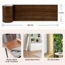 2 x Wood Grain Repair Tape,Self Adhesive Repair Patch for Furniture, Floors, Cabinets, Windows, Doors, RV, Home Decor and DIY Projects 1.97inch*32.81ft (EbonyColor)