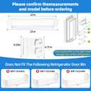 WR71X25602 Refrigerator Door Shelf Bin Compatible With GE Refrigerator Parts Shelf, WR71X25602 Door Bin Replace Parts WR71X10410 PS11721935 AP5985814 Fridge Left Door Bin