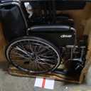 Drive Medical Sentra EC Heavy Duty Extra Wide Wheelchair with Various Arm Styles Arms, Black, 30