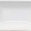 BIA Cordon Bleu Asian 1-Ounce Rectangle Soy Sauce Dipping Dish, Set of 6, White (905434S6SIOC)
