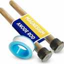 Anode Rod for Hot Water Heater - Magnesium 9.25" Length " NPT - 2 Pack