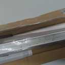 LazBlinds No Tools No Drill 1" Vinyl Mini Blinds, Cordless Blinds for Windows, Light Filtering Horizontal Window Blinds & Shades, 24" W x 72" H, White