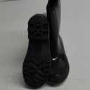 DKSUKO Waterproof Womens Rain Boots insulated,Lightweight Rubber fashion Boots in Gardening,Warm and Comfortable Wide Calf Rain Boots with Glossy in Outdoor (10, Black)