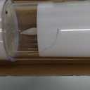 Homemory Pure White Flickering Flameless Candles, Battery Operated Acrylic LED Pillar Candles with Remote Control and Timer, Set of 5