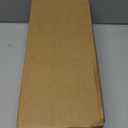 CubesLand Paper Rope Scalloped Edge Shelves Storage Basket, Woven Toilet Paper Baskets for Over Toilet Storage Shelf, Ending Table, Floating Shelves Organizing or Home Dcor, with Wood Handle, Brown (M - 14"L x 6.3"W x 3.9"H)