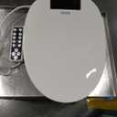 Bidet Toilet Seat Round, Unlimited Warm Water, Heated Toilet Seat, Warm Air Dryer, Rear and Feminine Washing, Soft Closed Toilet Lid, Night Light, Smart Toilet Seat with Bidet Requires Outlet